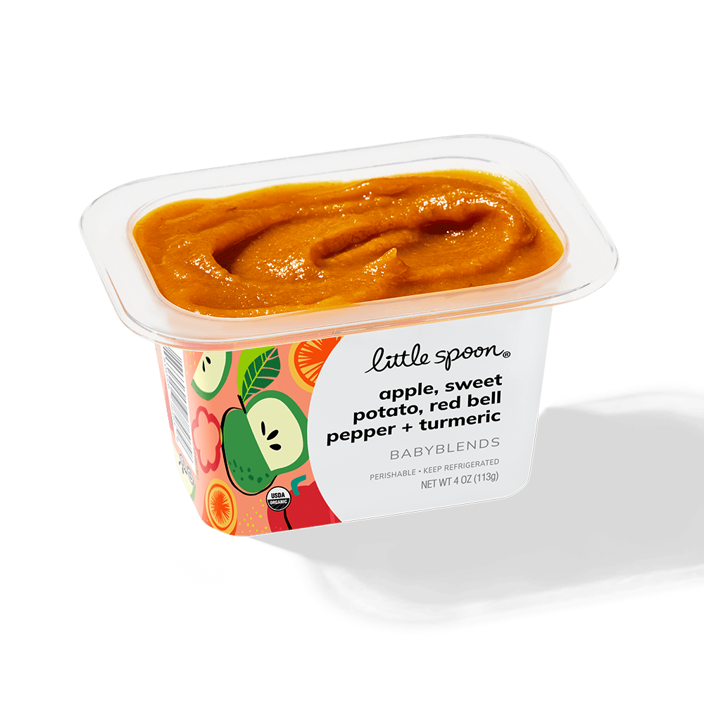 Apple, Sweet Potato, Red Bell Pepper and Turmeric Stage 4 Baby Food