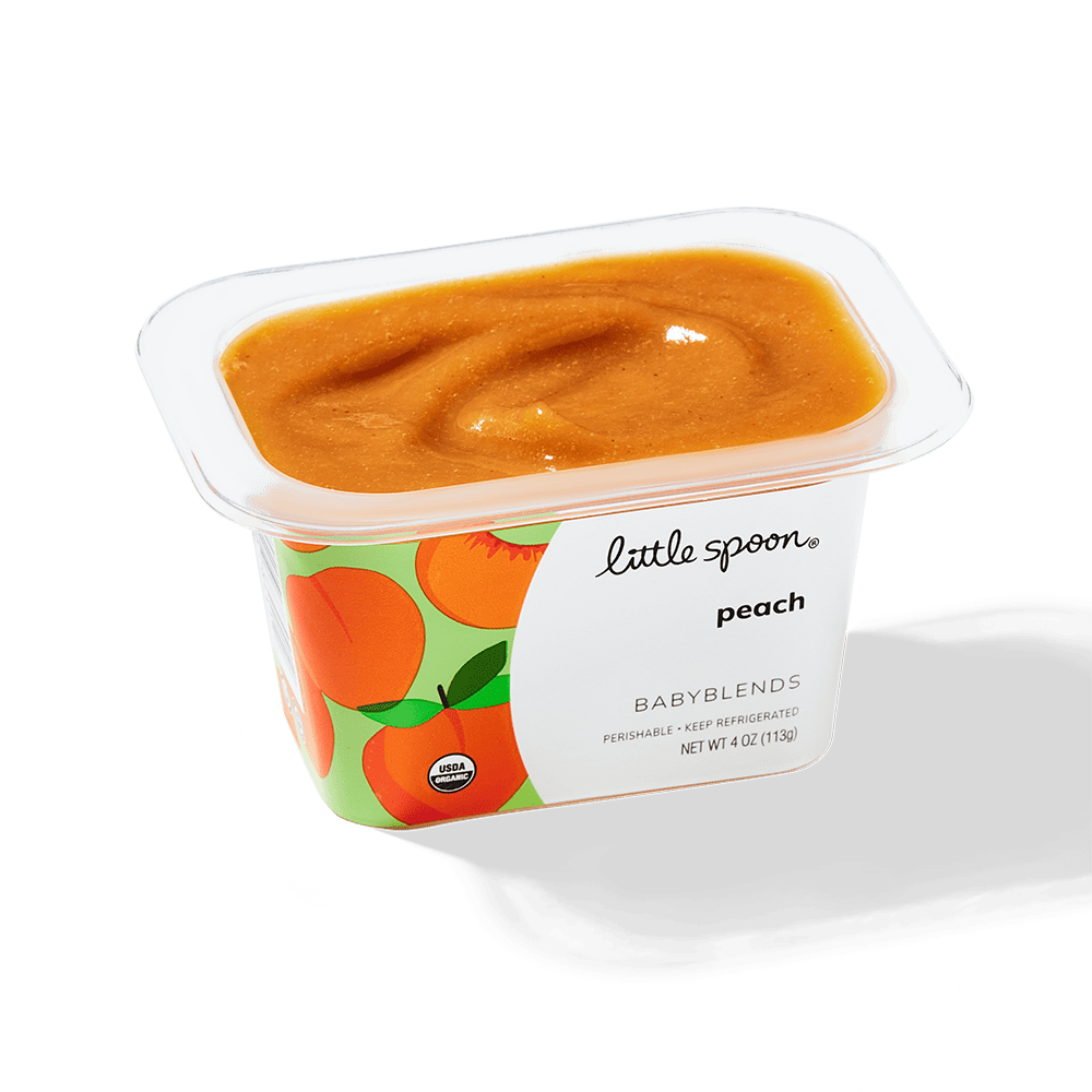 Peach Stage 1 Baby Food