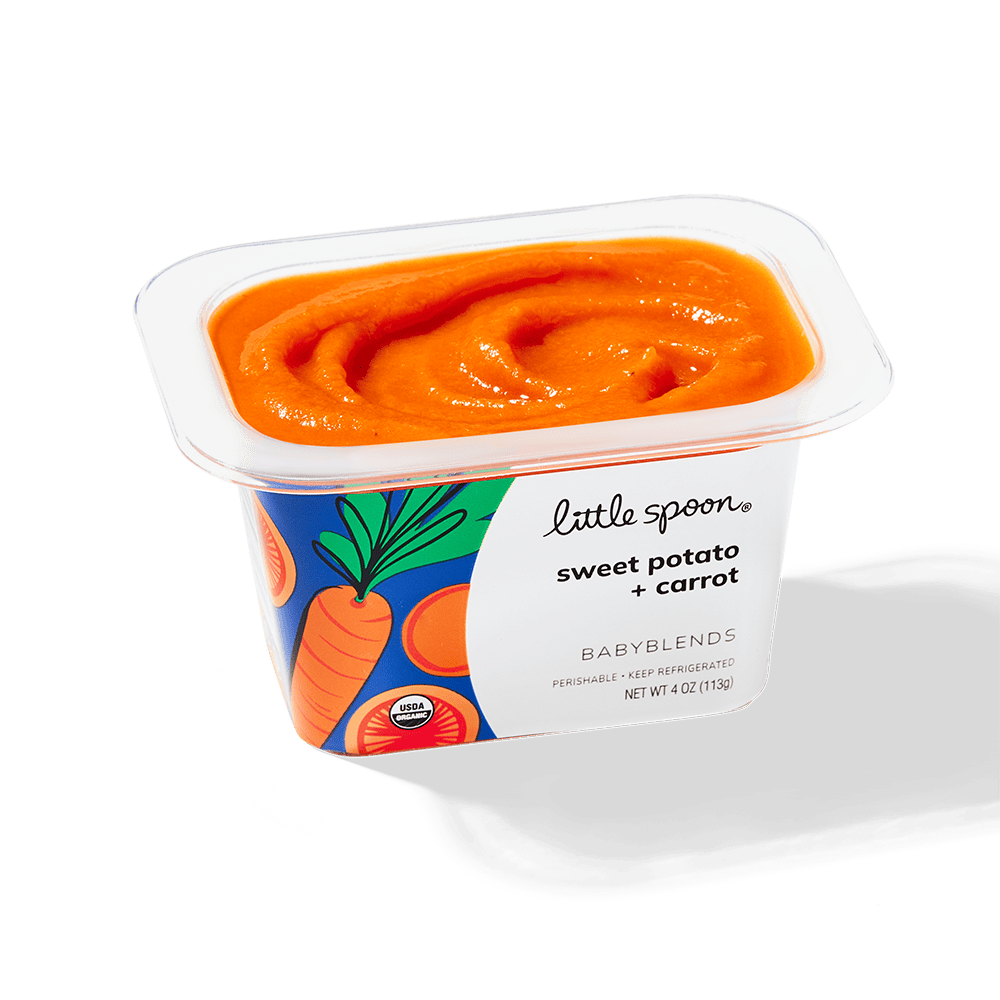 Sweet Potato and Carrot Stage 2 Baby Food